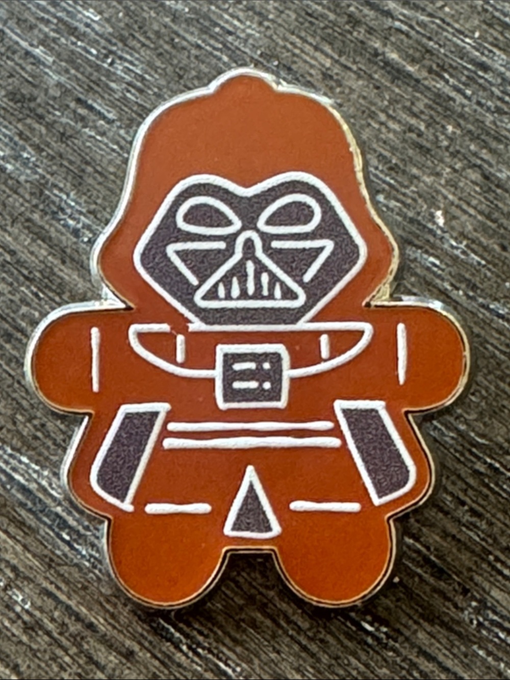 5/$25 Disney Gingerbread Star Wars Darth Vader Pin